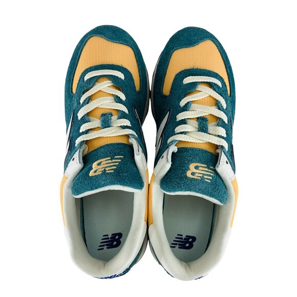 New Balance 574 Green Orange Men\'s Shoes Casual Sneakers U574GPB main image 4